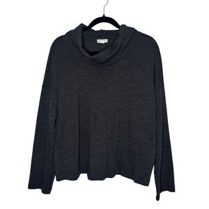 J. Jill Cowl Neck Sweater‎ Gray XL Petite Classic